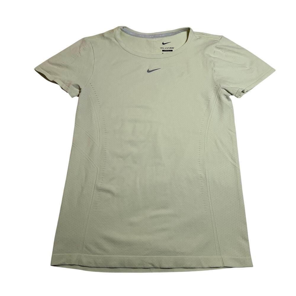 Nike Women's Crewneck Dri Fit Slim Seamless Top Size M Gym Workout Exercise - Picture 1 of 7